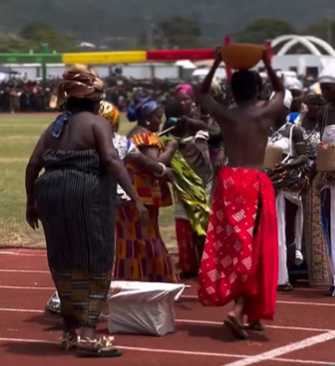 Krobo’s ‘Dipo’ display during Independence day celebrations causes stir on social media