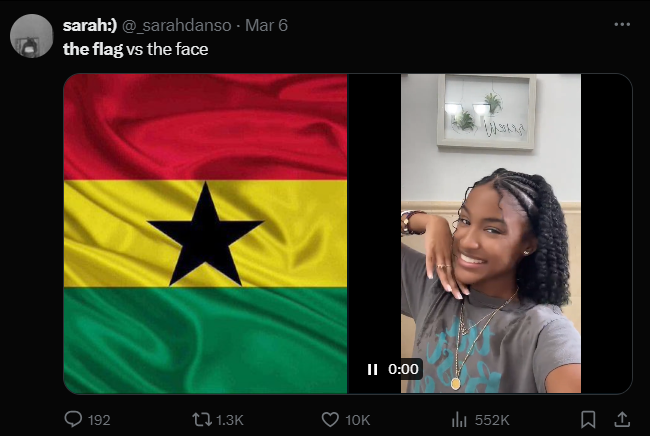 Social media users celebrate Ghana’s Independence with ‘flag and face’ trend