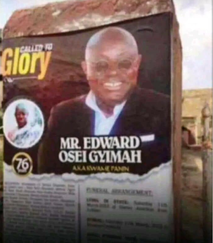 Akufo-Addo’s look-alike’s funeral poster causes stir on social media