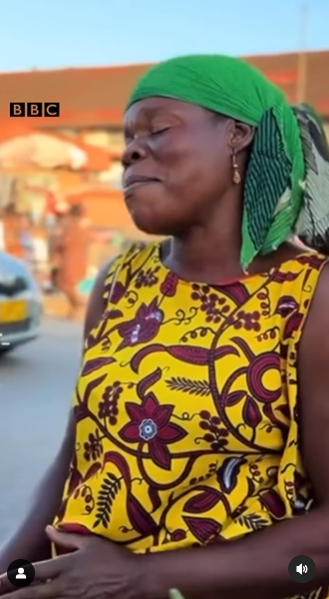 Ghana’s Tiktok sensation ‘Maame Toli Toli’ appears on BBC News
