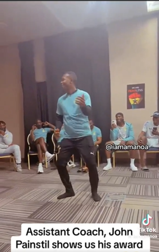 Video: Netizens react to former Black Stars player John Paintsil’s ‘sexy’ dance in camp