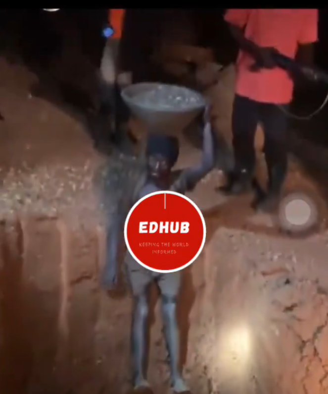 Watch how illegal miners attempted to bury suspected thief alive