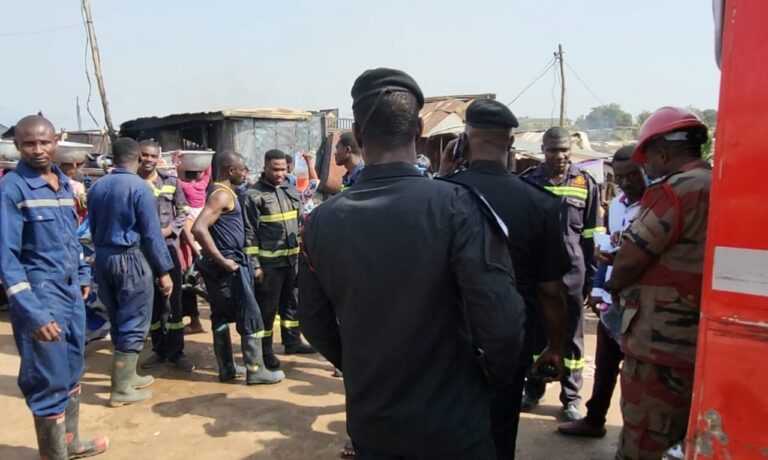 3 suspects arrested for allegedly attacking fire officers during a fire incident in Kumasi