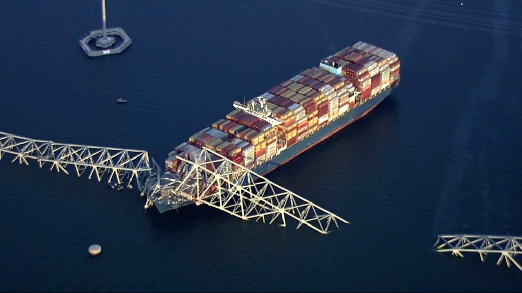 Cargo ship lost power just before it struck Baltimore Bridge