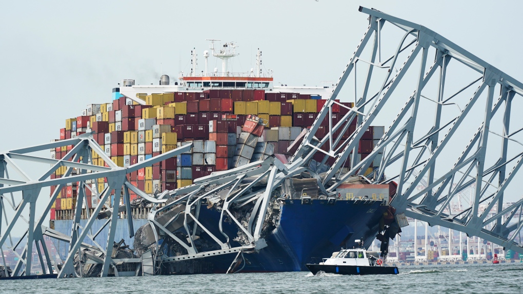 Six workers feared dead after Baltimore bridge collapsed
