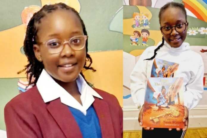 11-year-old British-Ghanaian author Sarah Kittoe donates E-Library facility to St Pauls Meth school in Tema