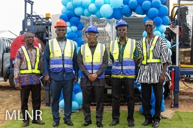 Mireku Duker unveils diamond core drill rig to boost mineral resource extraction in the mining sector