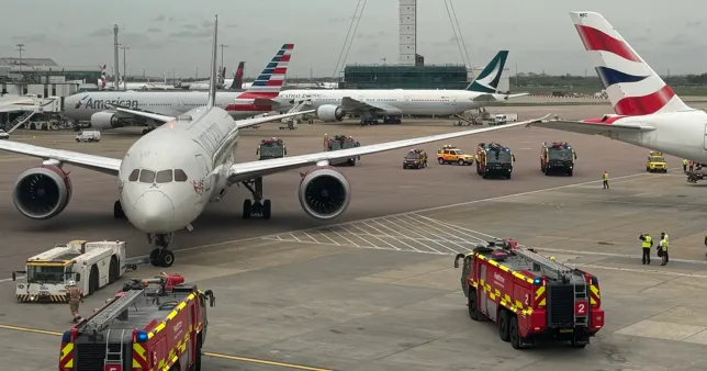British Airways and Virgin Atlantic aircraft collide at Heathrow