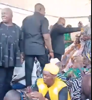 Akufo-Addo never asked Yagbonwura to stand and greet him – Tweep shares video evidence