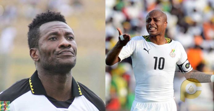 We are both different in our leadership style –  Asamoah Gyan’s response on Ayew’s comparison