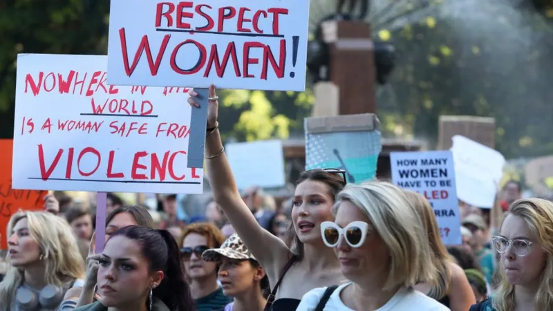 Australians protest against rise of killings of women