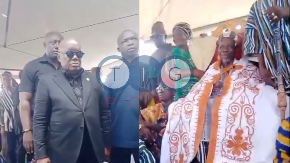 Pompous, arrogant Akufo-Addo orders Yagbonwura to stand and greet him