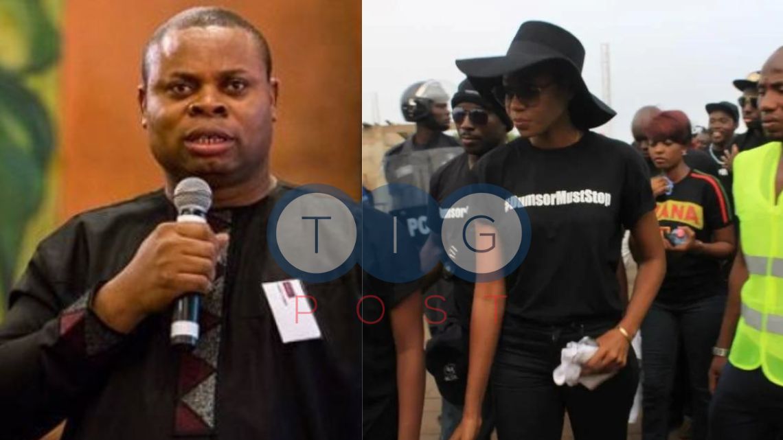 You and others can hold your ‘dumsor’ demos in churches, bars – IMANI tells Yvonne Nelson