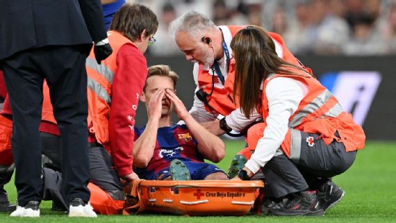 Barca’s De Jong sidelined for rest of the season, set to return for Euros
