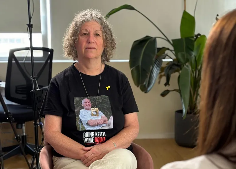 Israeli hostage pleas for husband’s release from Hamas