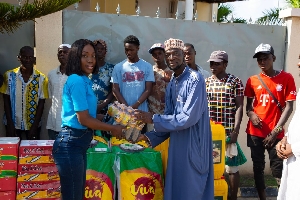 Muslim Community in East Legon receives donations from Karpowership Ghana ahead of Eid celebrations
