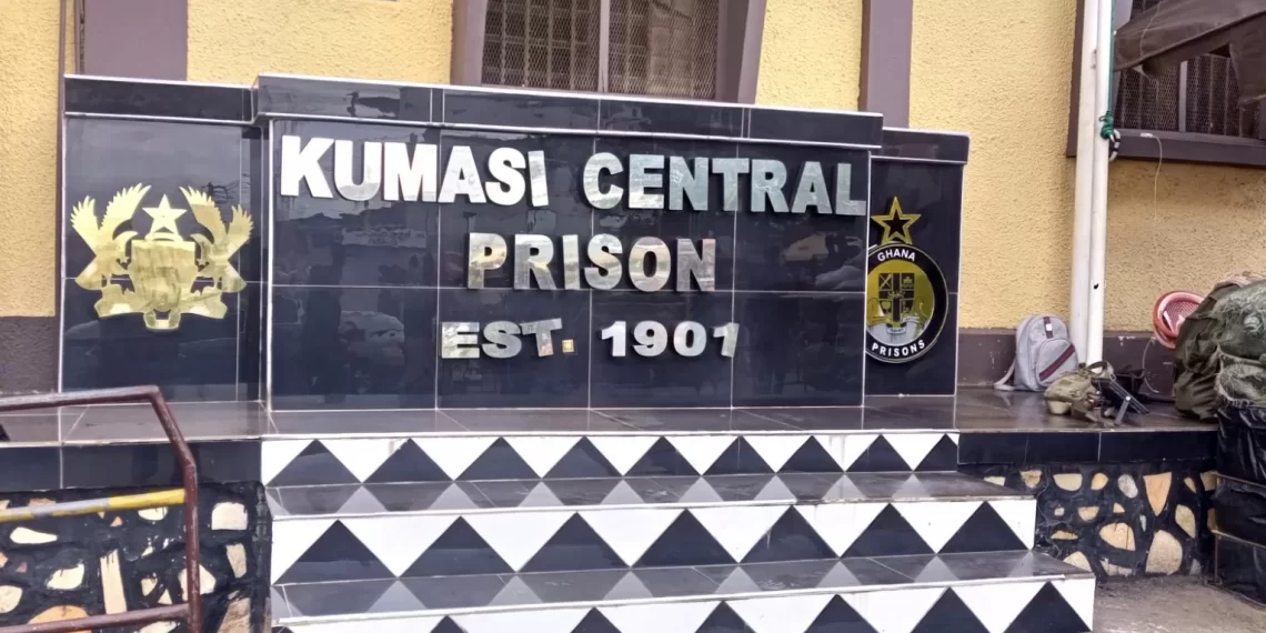 Kumasi Central Prison overcrowded as facility holds close to 1,800 in-mates