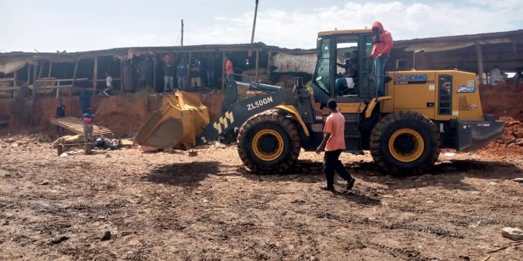 REGSEC demolishes Kwadaso Onion Market