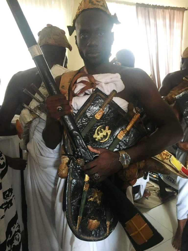 Otumfuo gets new traditional bodyguard, Nana Kwame Amo 