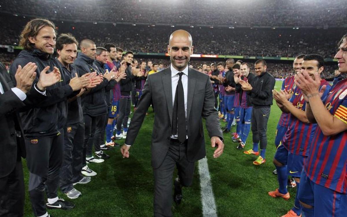 Pep hints of a potential return to Barcelona