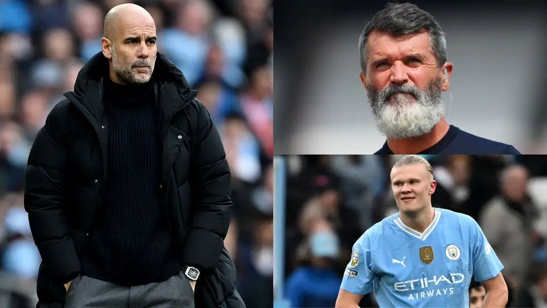 Quick to forget – Pep hits back at Roy Keane over ‘League Two player’ jibe at Haaland