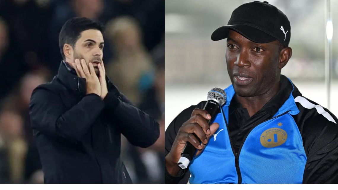 Dwight Yorke accuses Arteta of dying his “grey hair” everyday
