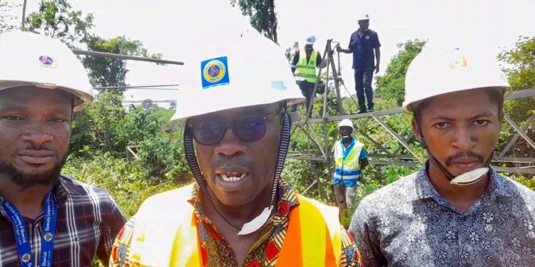 9 communities in Shama in darkness due to 3 broken ECG pylons