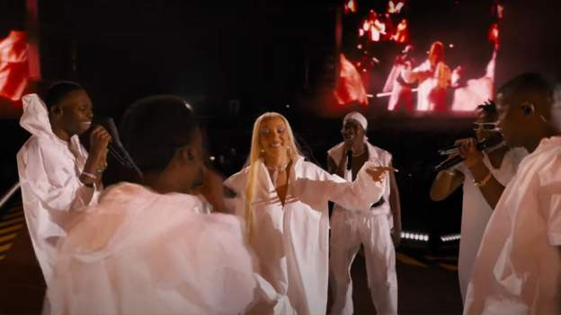 South African Band collaborates with Doja Cat at Coachella festival