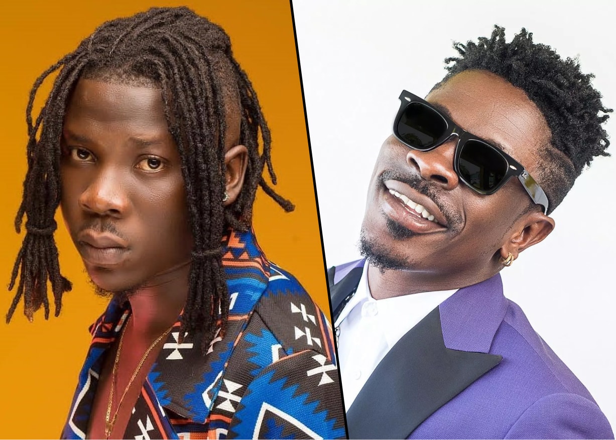Watch Stonebwoy and Shatta Wale’s silent moment at raffle launch