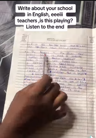 Teacher shares Basic 6 student’s ‘bizzare’ essay on My School