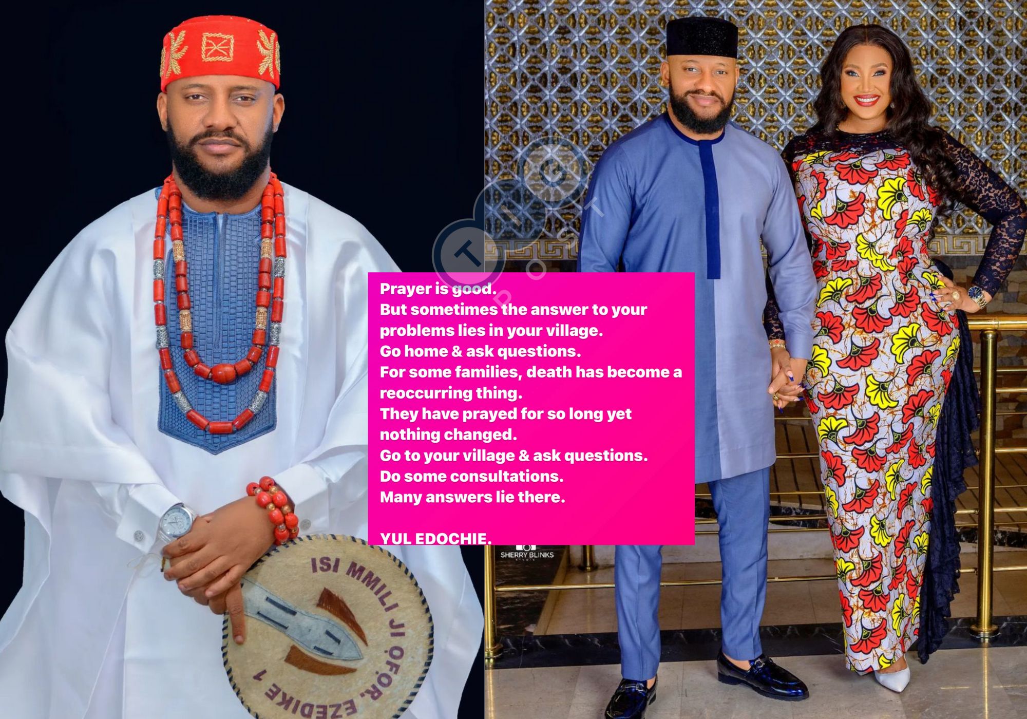 Sometimes, the answer to your problems lies in your village – Yul Edochie