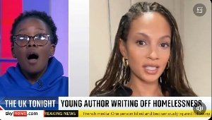 Alesha Dixon surprises young author Sarah Kittoe live on Sky News