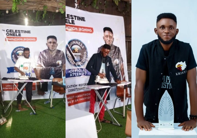 Man attempts 150-hour ironing marathon to break GWR record