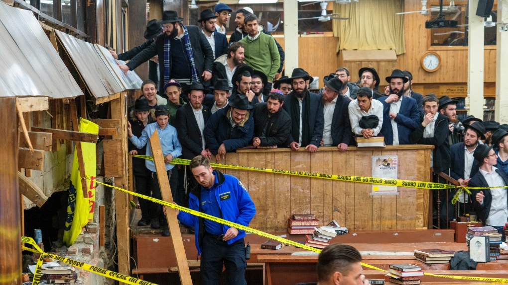 Thirteen men file not guilty pleas over role in Brooklyn synagogue incident