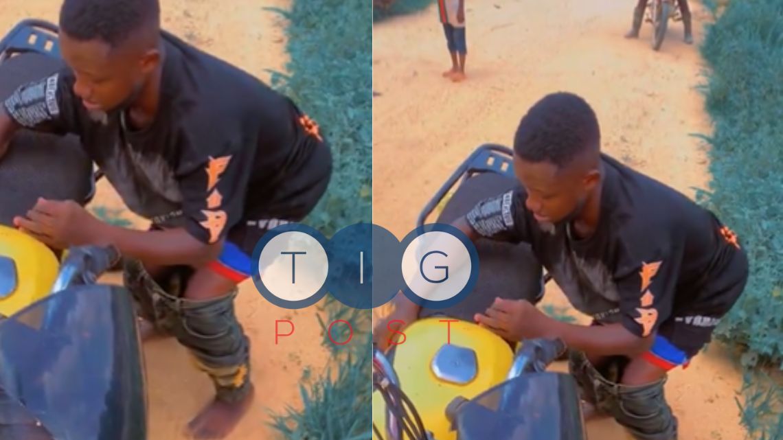 Alleged tramadol effect renders motor rider inactive and in a sad state