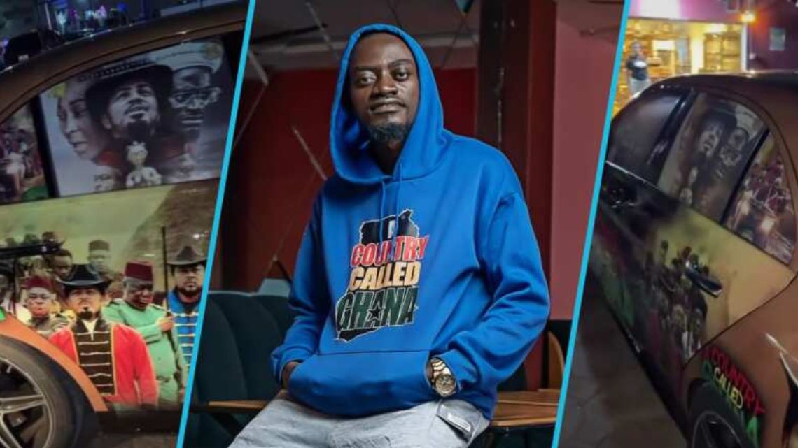 VIDEO: LilWin seen cruising his Mercedes Benz before accident that claimed life of 3-year-old boy