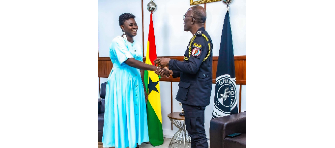 “We won’t hesitate to call on you again for your blessings and support” – Afua Asantewaa to IGP