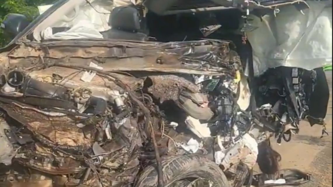 One dead in gory accident involving Akufo-Addo’s convoy at Bunso Junction