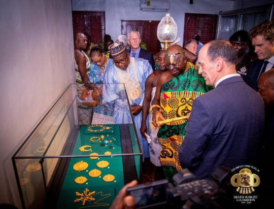 Returned royal artefacts from Asante kingdom displayed for public viewing