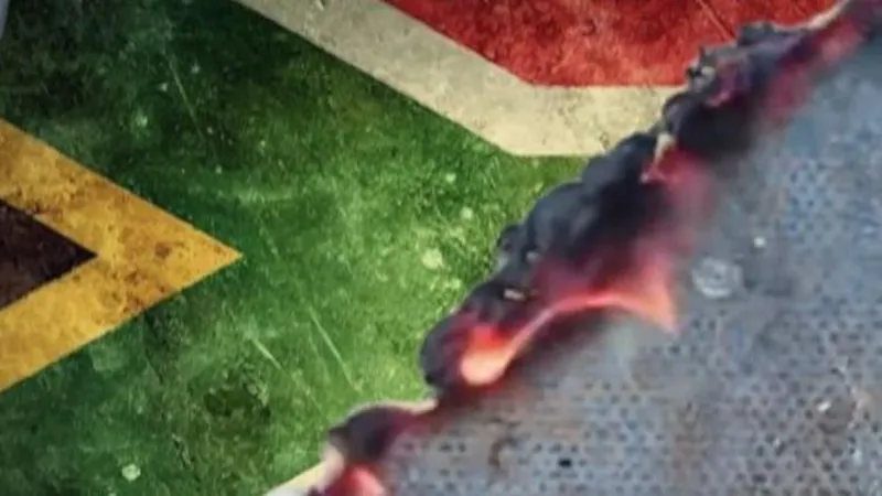 Ramaphosa criticizes election advert by opposition involving burning of national flag