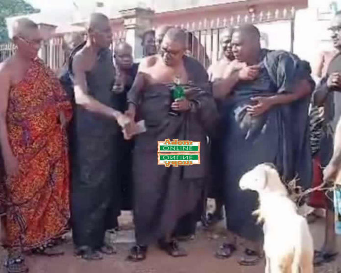 Ancestral curse invoked by Kukuom chiefs against recent violence perpetrators