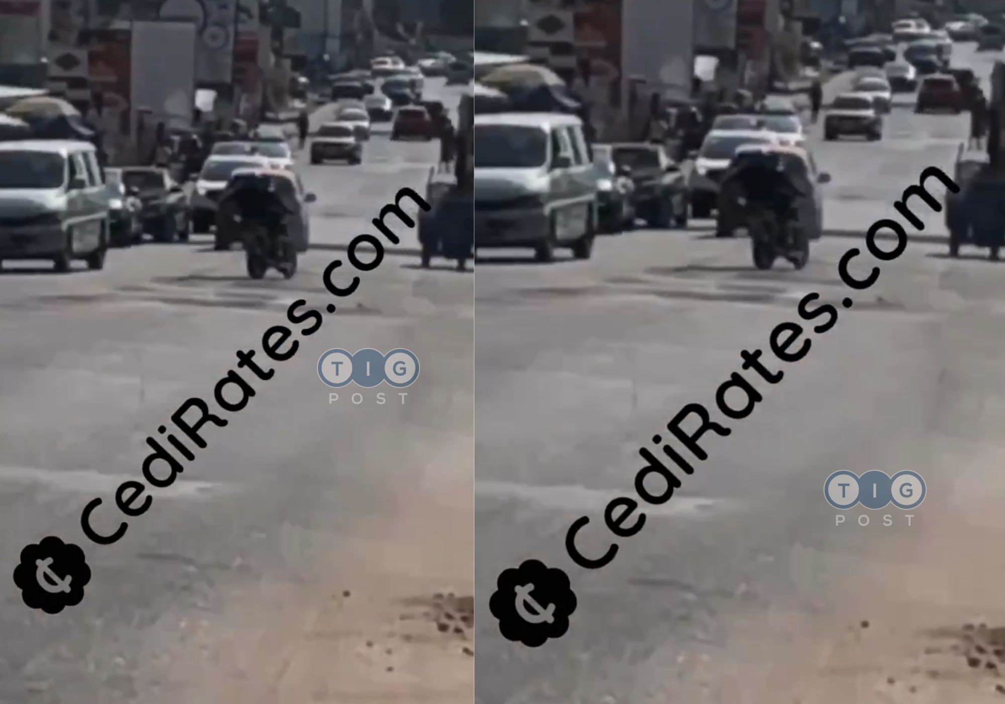 Daylight robbery on Spintex road: Gunshots fired as thieves make daring escape