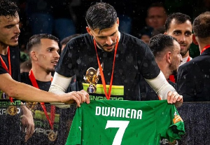 Egnatia honors Raphael Dwamena following debut league win