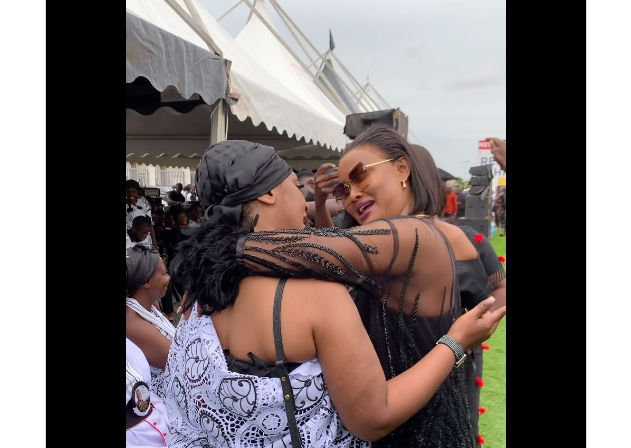 McBrown, Big Akwes, others storm Kumasi to join Ellen Kyei-White mourn her late father