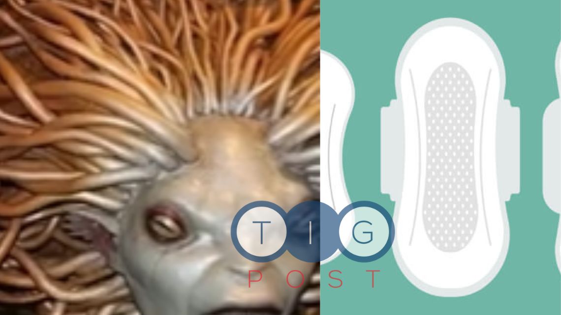 VIDEO: Menstrual pads disposed indiscriminately are collected by demons – Woman