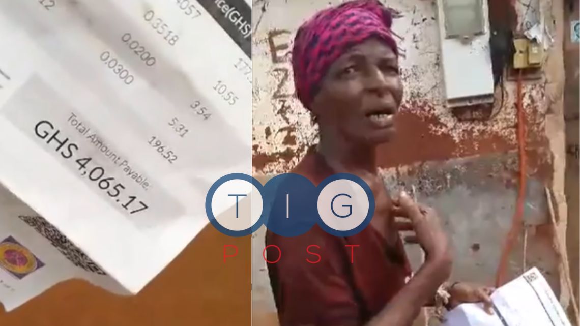 “I just have two bulbs and nothing else” – Old lady laments after receiving bill of GHC4000