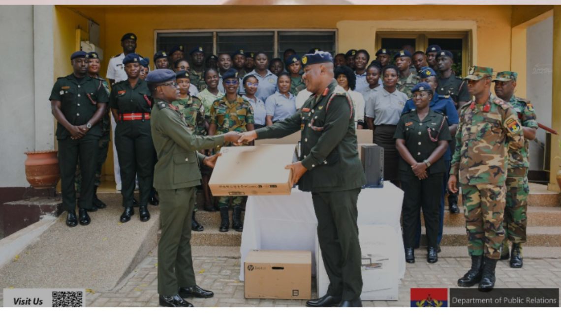 GAF’s Chief of Staff presents new office equipment to General Headquarters Records