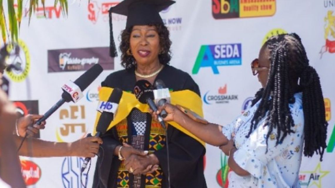 70-year-old Ghanaian graduates as best student in Advance Diploma in International Relations and Diplomacy