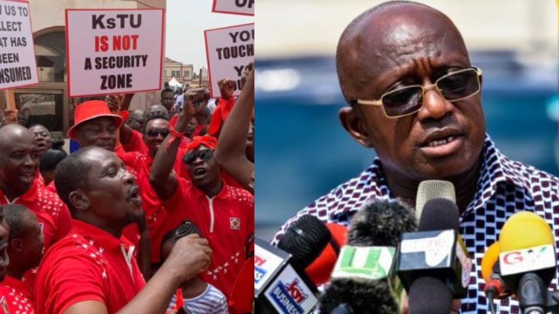 May Day: ECG staff walkout as Simon Osei-Mensah takes stage to deliver speech