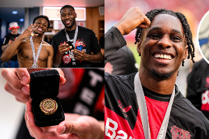 Bayer Leverkusen’s Jeremie Frimpong gifts teammates diamond rings to celebrate win